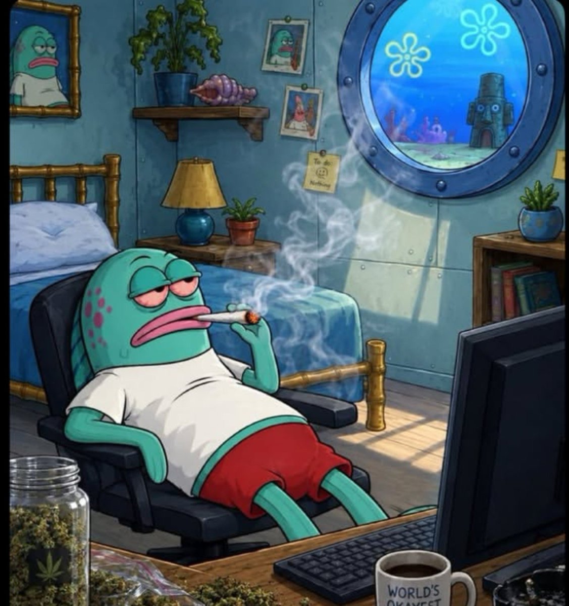 Alot091's tweet photo. My only plans today; smoke, chill, repeat.🍃 https://t.co/wdAfS5FqqE