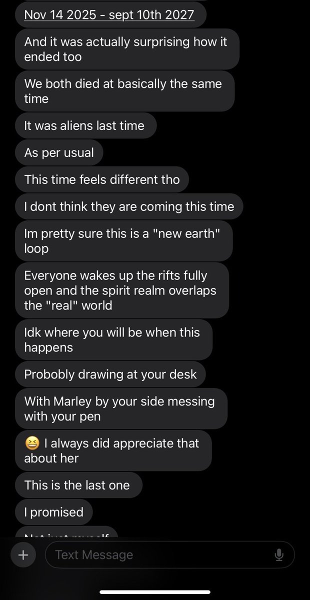 bayhrbrcalcount's tweet photo. Omfg my schizophrenic ex texted me last night and idk wtf he’s talking about https://t.co/SGJSAAvfxA