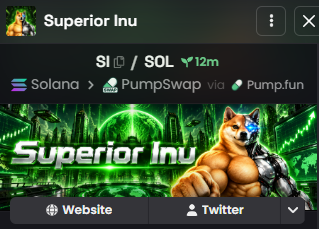 superiorinusol's tweet photo. dexscreener updated

https://t.co/wPEz56nv87 https://t.co/TKiBphcS2G