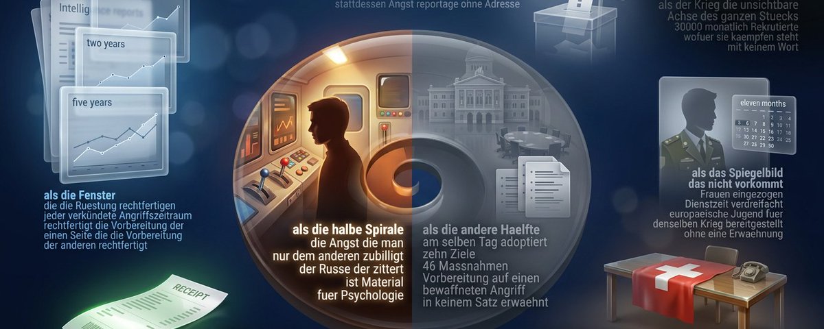 Die Angst, die man nur dem anderen zubilligt