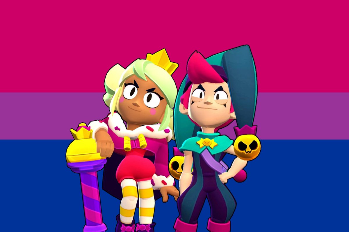 dailysugarbell's tweet photo. bisexual flag for people who like mandy and chester. feel free to screenshot https://t.co/ZgnbkR5Nbc