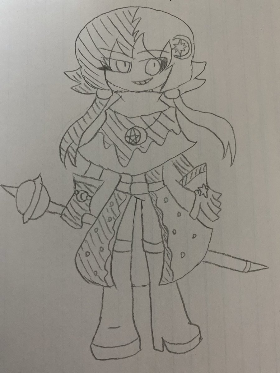 delta_ster's tweet photo. オリキャラ落書き⭐️🌙 https://t.co/UmlUt73Vsa