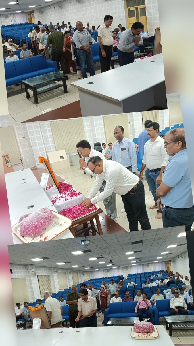 Director_ISc's tweet photo. @DeanScienceBHU @VCofficeBHU @bhupro @registrarbhu @studentsIScBHU महामना हॉल में आयोजित प्रोफेसर आरसी यादव सर की शोकसभा में विज्ञान संस्थान के अनेक शिक्षकों तथा गैर शिक्षण कर्मचारियों ने अपने संस्मरण प्रस्तुत कर उन्हें भावभीनी श्रद्धांजलि अर्पित की। https://t.co/4B5MIwevMB