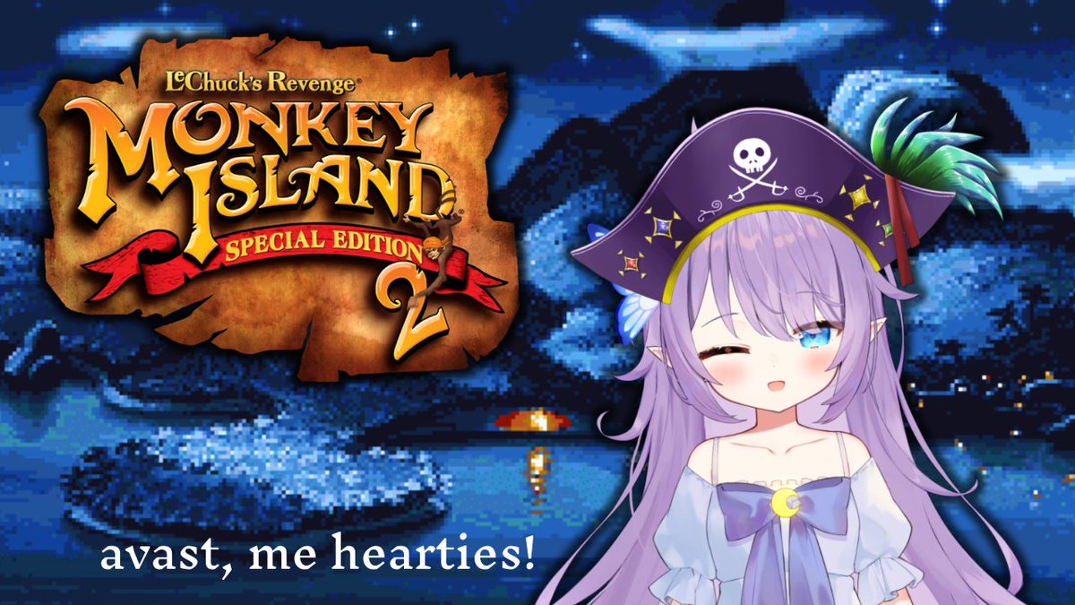 yumanea_'s tweet photo. happy Talk Like a Pirate Day!
to celebrate, I'll be playing the Monkey Island sequel today in ~2hrs 🦜

(I might try to talk like a pirate... probably not the whole time though) https://t.co/9akWz3VNHE