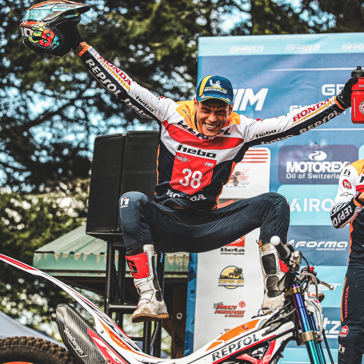 CathyMartiny's tweet photo. What a TrialGP round in the USA! Gabriel Marcelli claims his first TrialGP win, while Toni Bou retains the championship lead. Berta Abellán dominates Women’s with a double victory. The finale in Great Britain will be wild! https://t.co/t73ExNA5NG