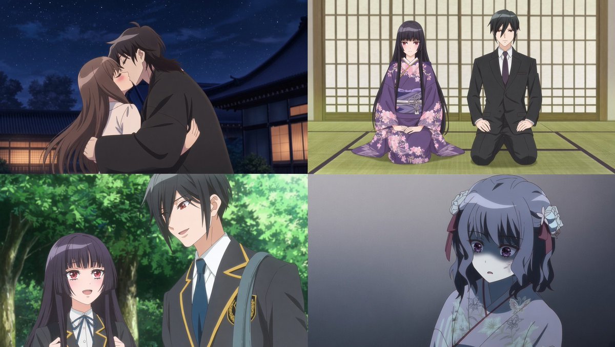 RaiShos's tweet photo. La novia del ogro ✨

Hoy ganó el amor y se hizo justicia 🥹

Finalmente... Karin lo ha perdido todo y esto se celebra🥳 

La vida de todos solo va para mejor, así como Sakurako y Takamichi que se han comprometido 🌸

Pero en especial... 
Yuzu ha logrado cumplir su sueño, encontrar una familia y alguien que la amase cueste lo que cueste 💖 

Tras años de solo maltratos y tristeza, Reiya se asegurara de que Yuzu sea feliz... junto a él ☺️

Y Esto fue, Oni No Hanayome 🥹

#鬼の花嫁 #onihana_anime #oninohanayome