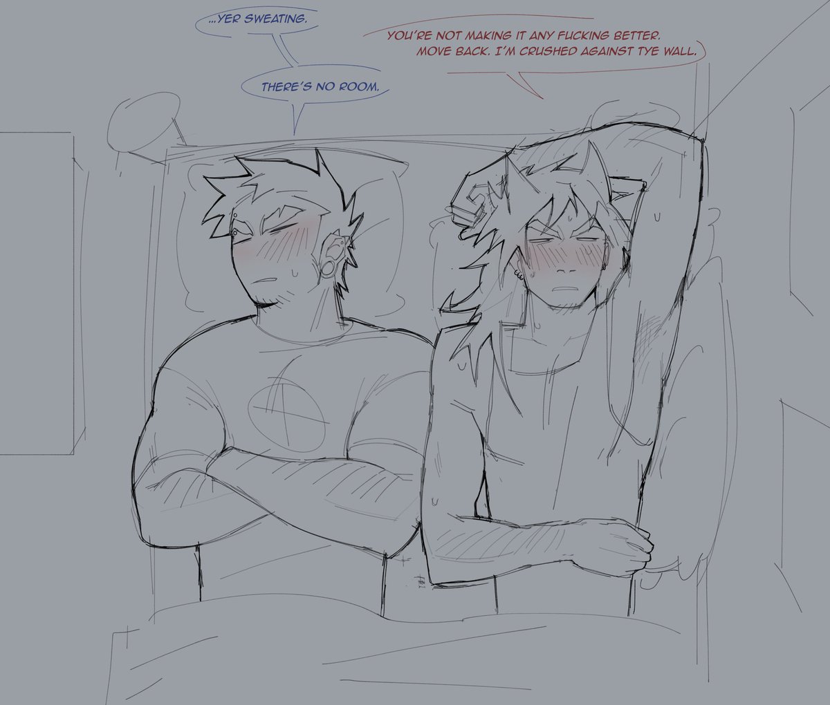 sirser99's tweet photo. Forgot to post this
Sharing da bed for the first time and toms too fucking big https://t.co/W94FwK7ekY