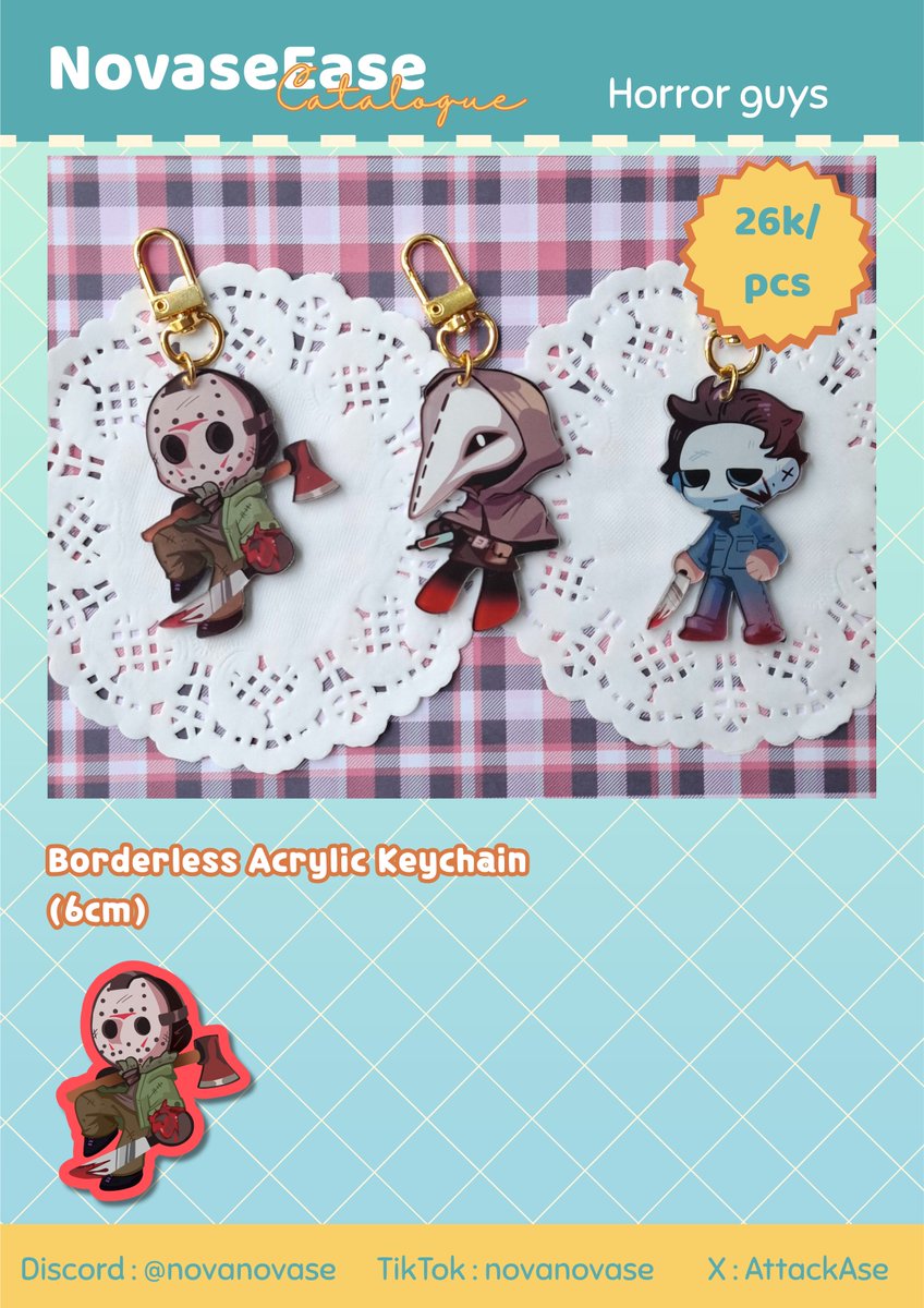 NovaNovase's tweet photo. Pt.4 my catalog for cf23 Booth no. P-37A NovaseEase (both day)
Full catalog:
https://t.co/amnrVBnhdG

Pre-order closed on 09 October 2026 https://t.co/cH6Sr3gCy2

Fandom: Dandy's World, TFC, SDV, CoD, DoL, Roblox, RDR
(Nothing is made with ai)

#comifuro23 #CF23 https://t.co/kNZVlAo5fE