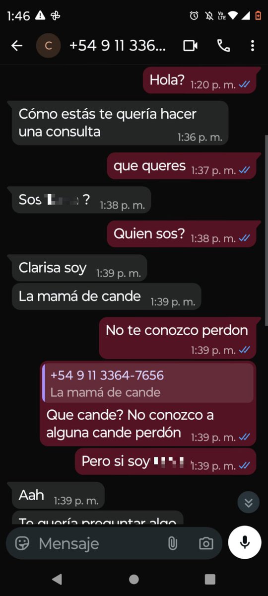 jereisawful's tweet photo. Este tipo contacto a una chica de 13 años haciéndose pasar por una madre. Le dijo que querian grabarla, seguido le mando un video que muestra a su hija siendo violada. Es muy probable que este material pueda estar siendo difundido.

Este es su número,
+54 9 11 3364-7656 https://t.co/8iJc1omG59