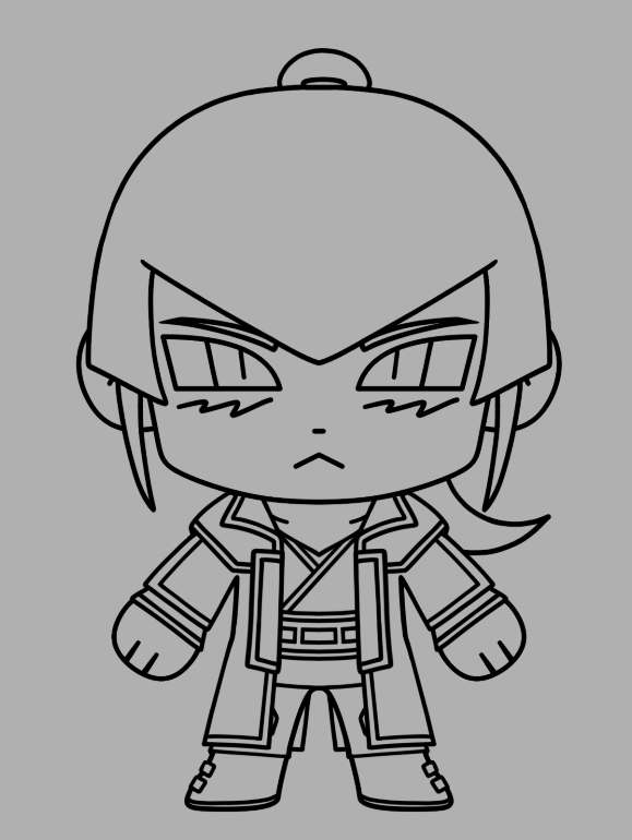 yuckywishful's tweet photo. he is getting colored now. https://t.co/lrs1uk9ljQ