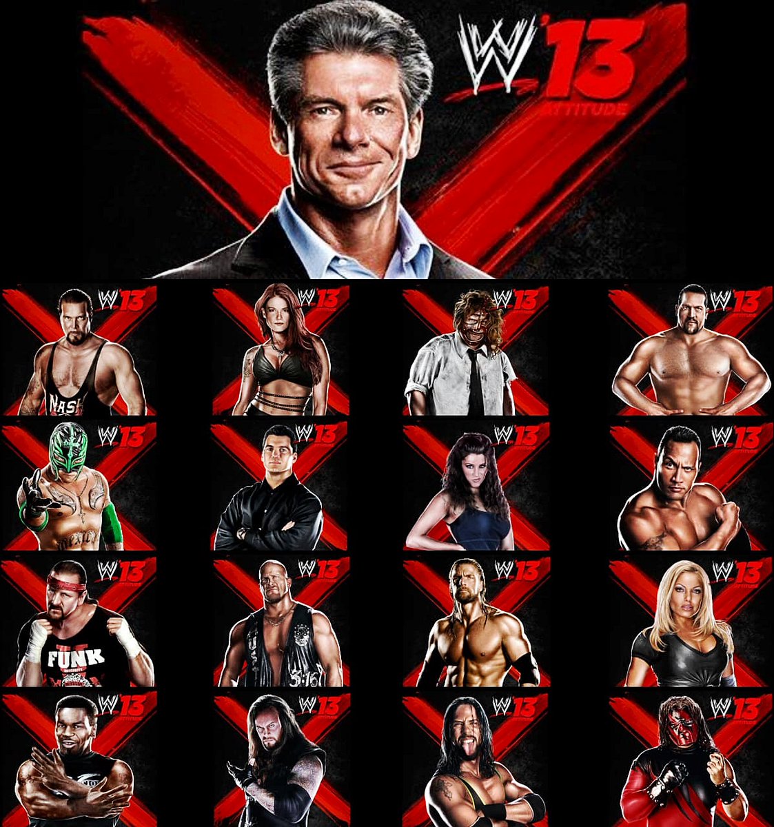 WrestleCourt's tweet photo. WWE'13 had the coolest game renders of all-time. https://t.co/E0PWqepXFm
