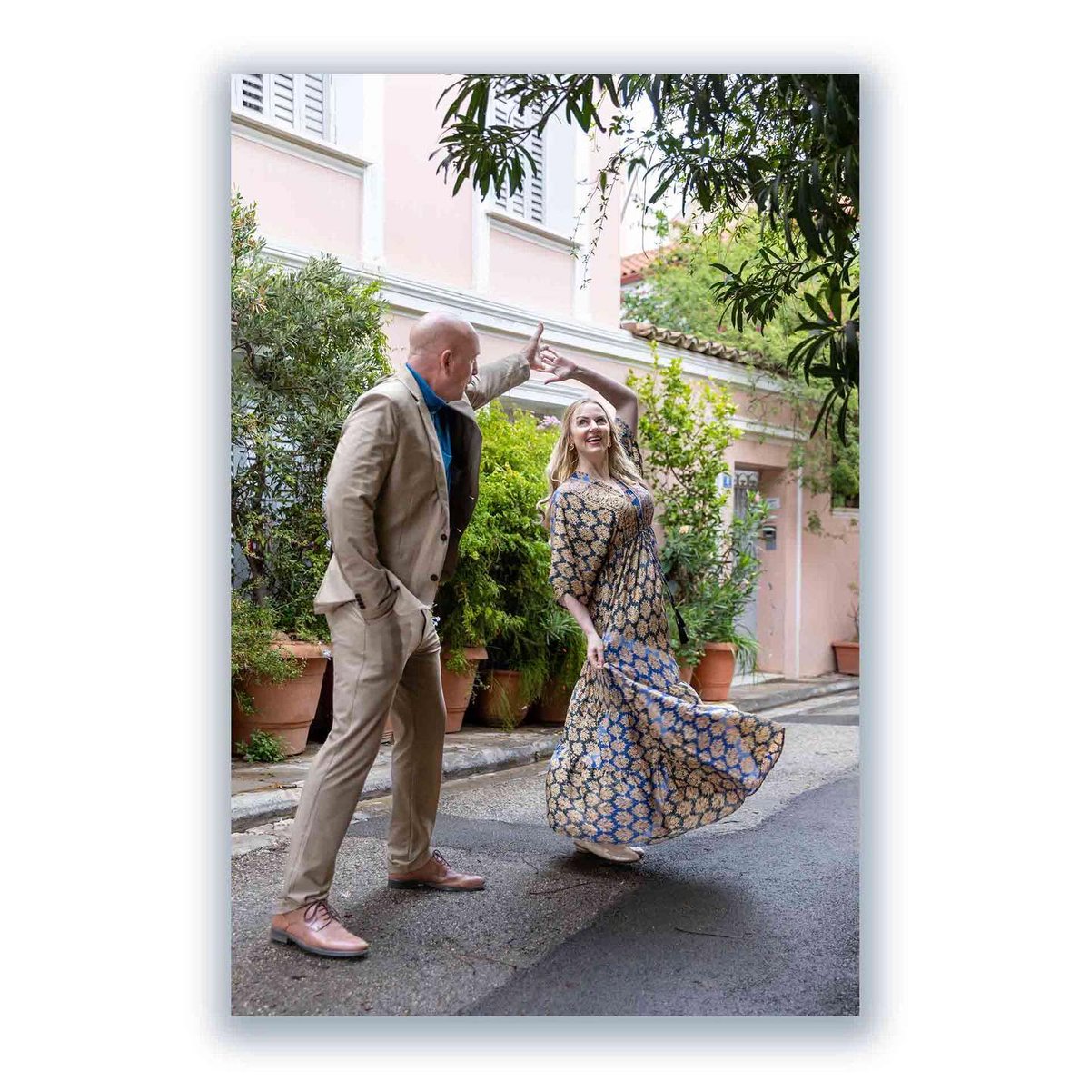 SammyIbsenecex's tweet photo. Finding the rhythm of love together. Watching a couple move in perfect harmony, laughing and fully present in a flower-filled corner of Athens. https://t.co/fjfBw2cEgi
