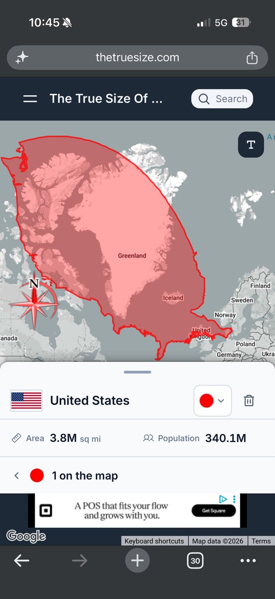 JudgeMintty's tweet photo. Greenland More like SmallLand https://t.co/4d4dsM9D0l