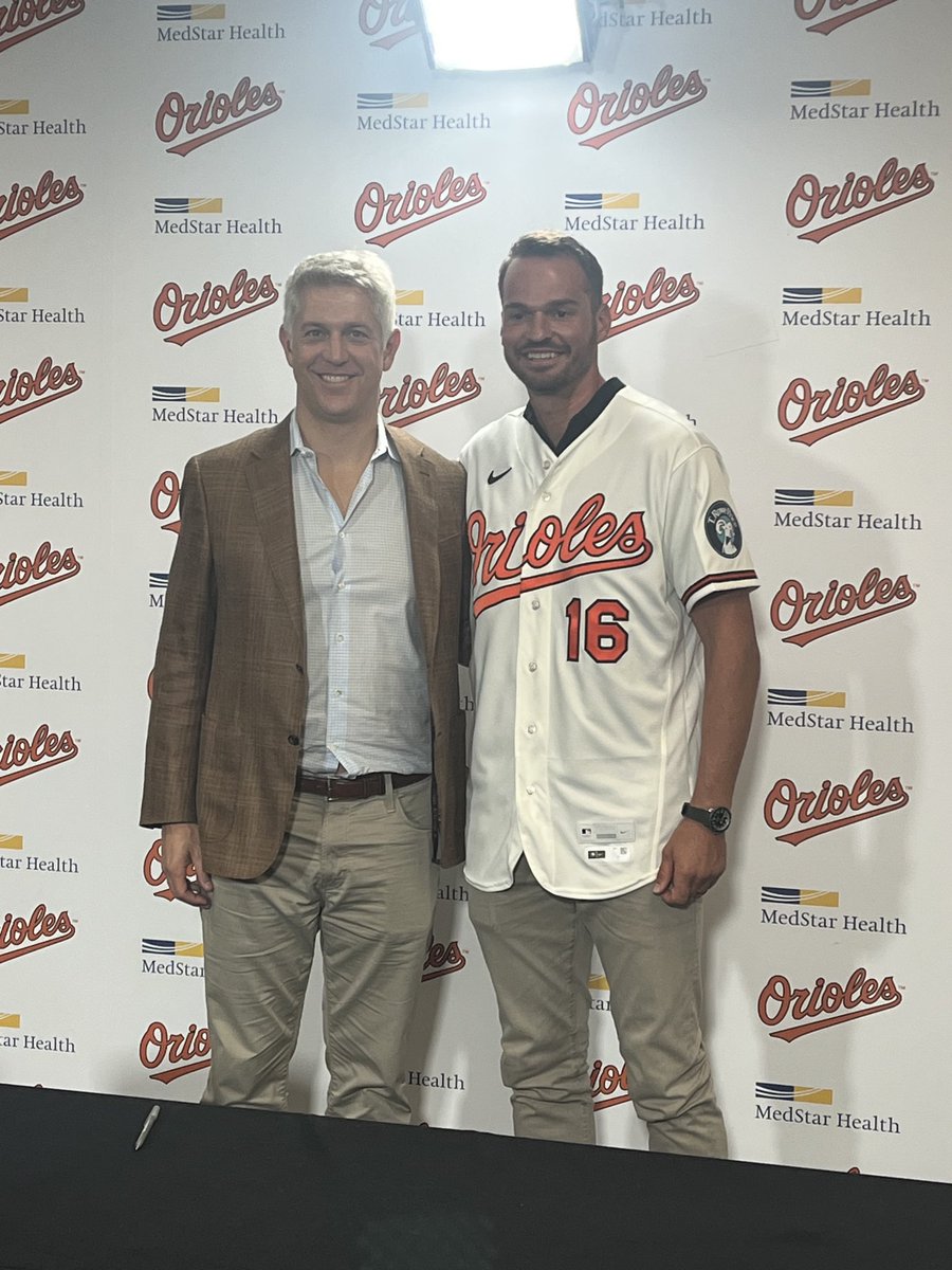 masnRoch's tweet photo. Trey Mancini retiring as Oriole https://t.co/Wsh6p1MNkH