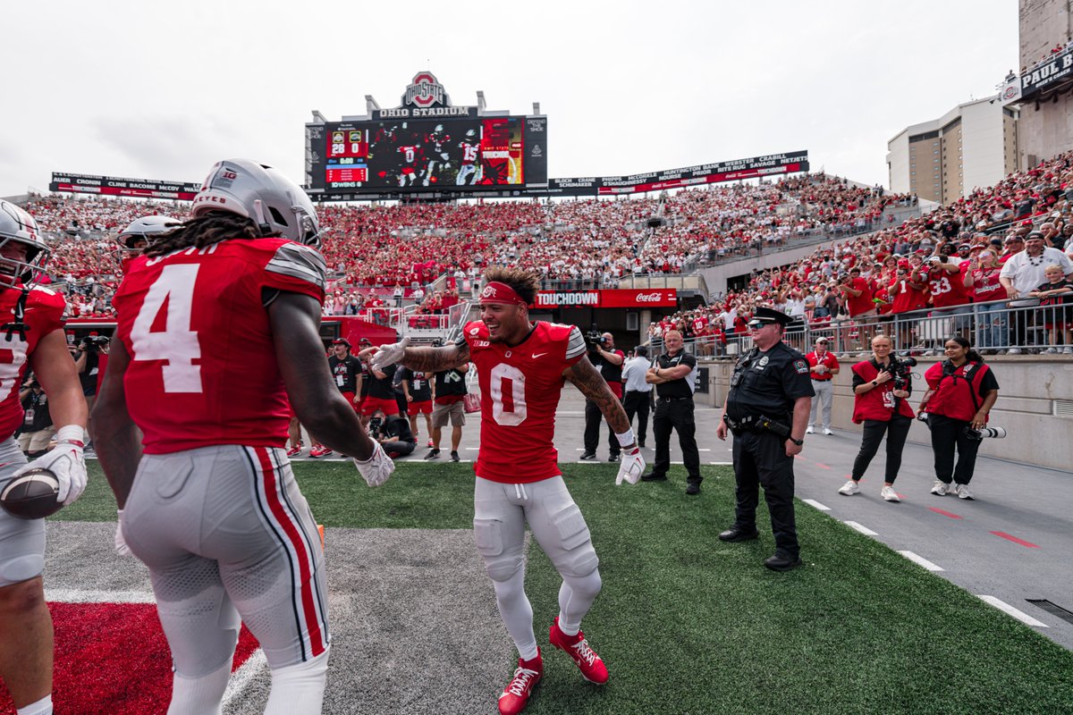 OhioStateFB's tweet photo. Block 🅾️. https://t.co/mrbJby3Eds