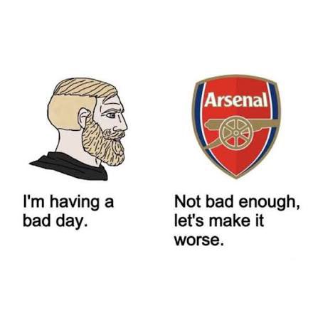 kalec55's tweet photo. arsenal today https://t.co/tX0W4m1M2y