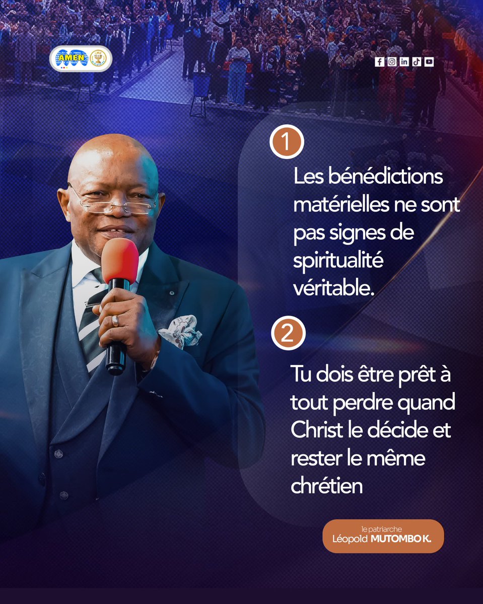lmutkal's tweet photo. N'INVERSONS PAS L'ORDRE DE PRIORITÉ : CHERCHONS PREMIÈREMENT LE ROYAUME ET LA JUSTICE DE DIEU...
#Perles https://t.co/mMj0UvC5Qq