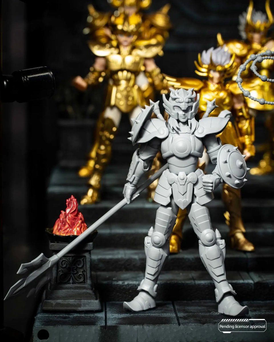 HenDestinyCDZ's tweet photo. Como bem sabemos só falta o Dohko da linha Champion Class para ser lançado pela Blokees, mas a pergunta é: será que ele será lançado com a wave dos espectros de Hades ou juntamente com o Shiryu de Dragão V2 Gold? E será que o Dohko virá com as armas de libra? 
#SaintSeiya https://t.co/txGO2Vo7N3