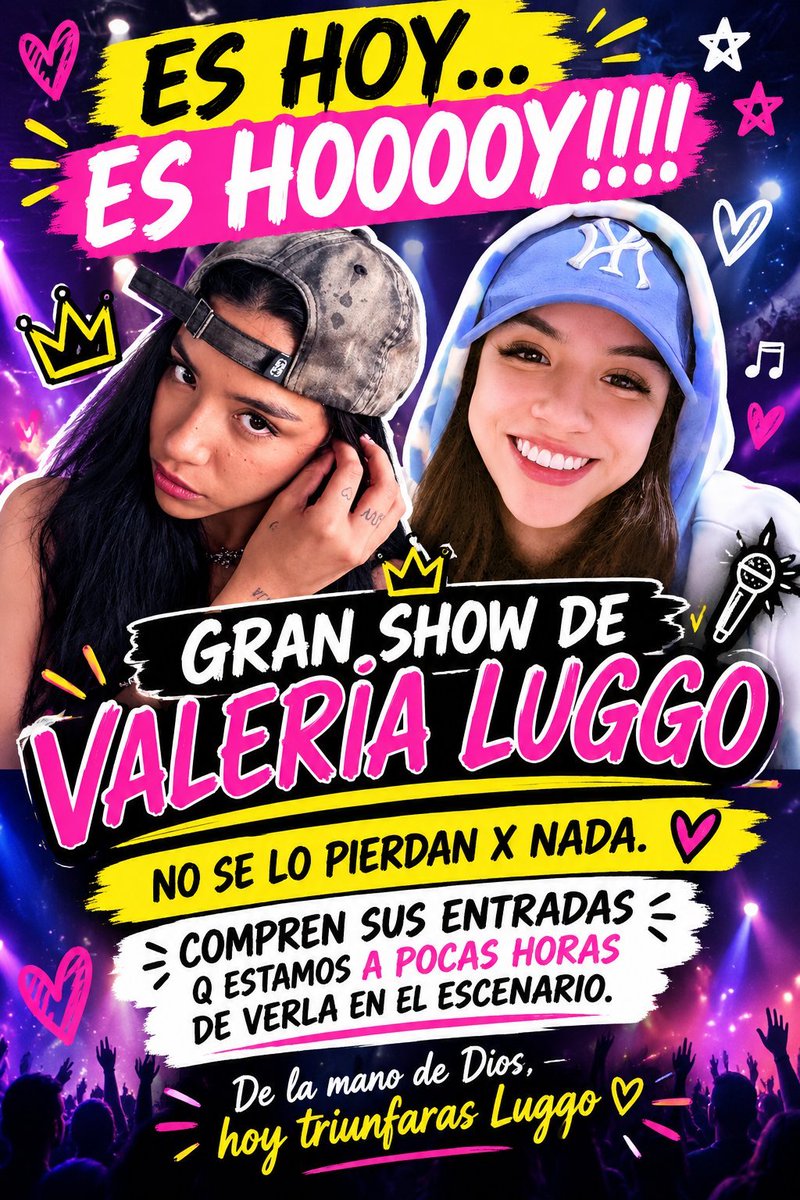 KorixMerchan's tweet photo. @hisoyvaleria_ Siii es hoy 
Será un gran Show 
Exitos Favorita https://t.co/ymtRN8jLXY