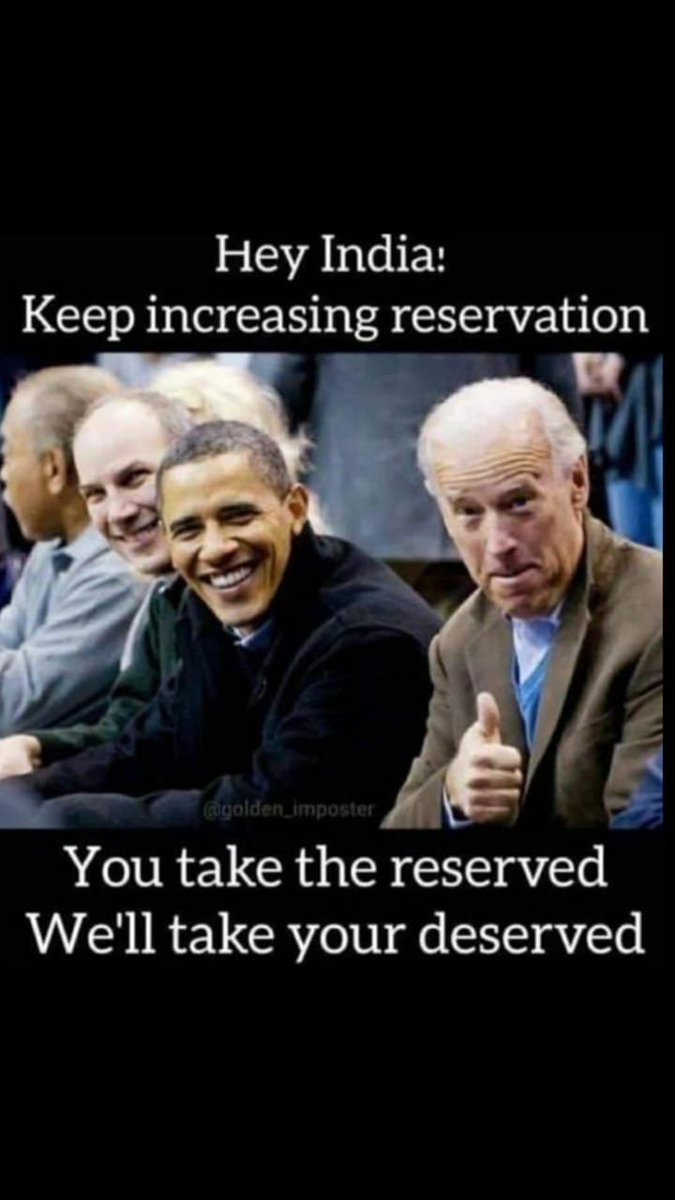 Deshpre38420896's tweet photo. #USA #UK #Germany #France are grateful to @INCIndia @BJP4India for #Reservation in higher education and jobs.
When #India decides to remain under developed, what can others do ?
@narendramodi
@RSSorg
#StopReservation ASAP
@neha_laldas @RHAreforms https://t.co/IVCwySasNz