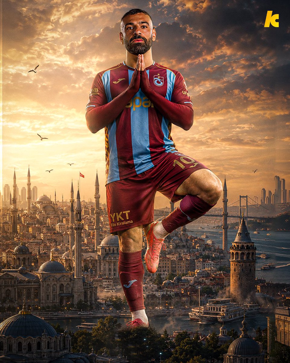 kooora's tweet photo. الملك المصري رجل المباريات الكبري 👑🔥

صلاح يسجل هدفين ويصنع الثالث، في تقدم طرابزون سبور بثلاثية على جالاتا سراي في الشوط الأول 🤯🤩 https://t.co/5IT16h5Kgz