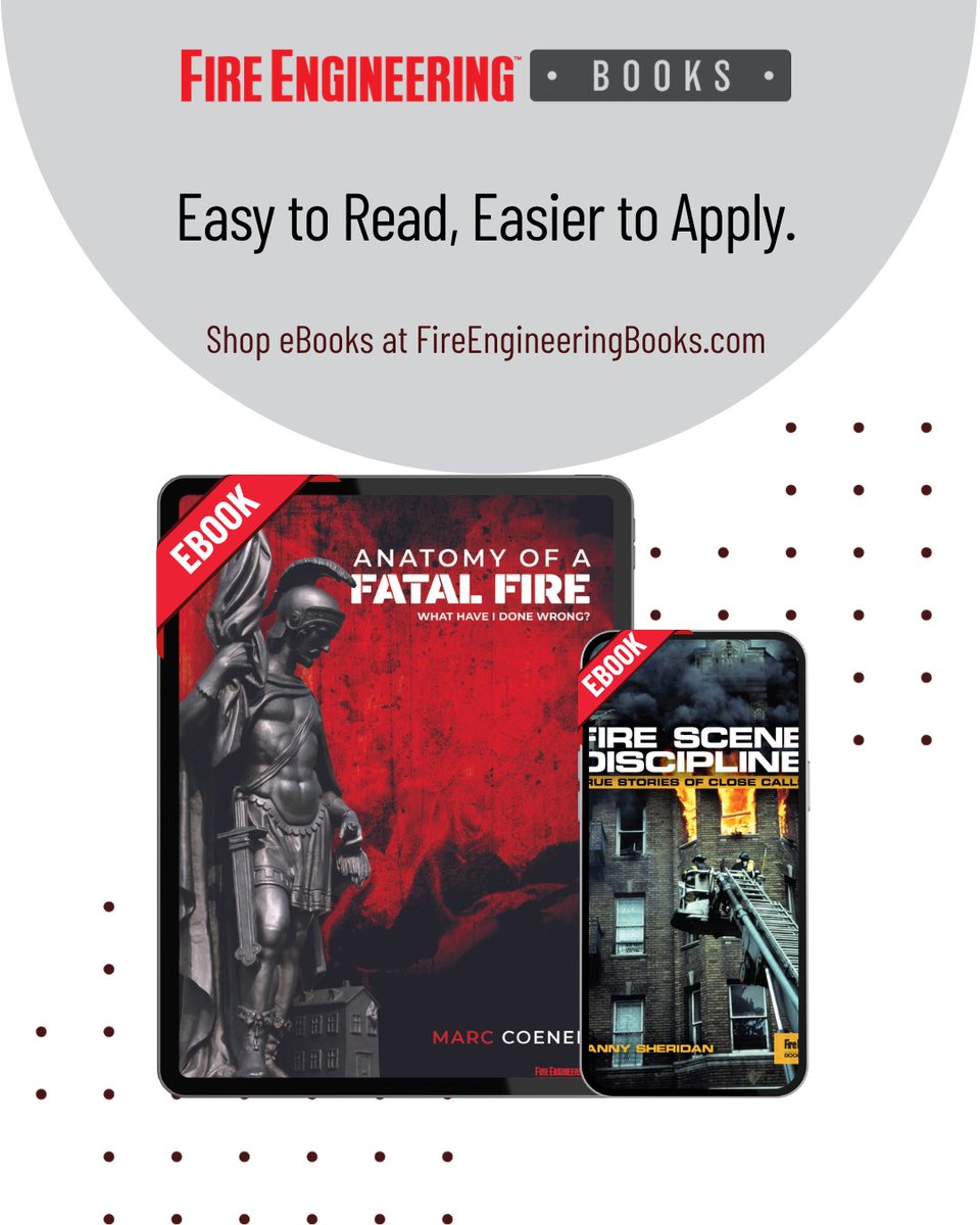 FireBooks's tweet photo. 📚 Level up your firefighting knowledge anytime, anywhere.  

The Fire Engineering Books ebook library puts trusted training content in your pocket. 

Instant access to the books that help you lead smarter and train harder.  

📲 Browse the collection — https://t.co/OCMSA5hpCg https://t.co/2Vs4aNUPBb