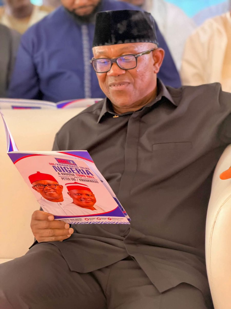 MukaffaSalisu's tweet photo. Mr Peter Obi is the path to progress Nigeria desperately needs. 

Losing him again in 2027 would be a pain we may never forget. https://t.co/wunMDp1L1E