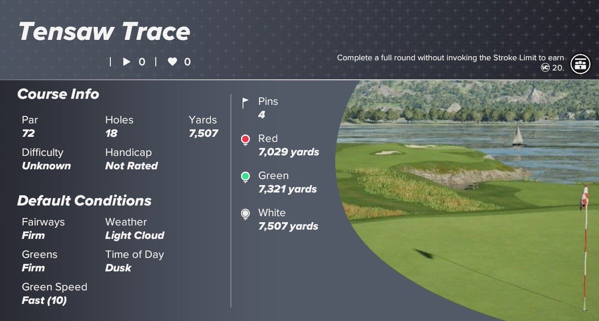 Mr_High_Life_69's tweet photo. Tensaw Trace now accepting tee times.
7,507 yards from the tips. 3 tees, 4 pins on firm and fast greens with all holes playing in different directions so wind can be a real challenge.
@PGATOUR2K https://t.co/XZzYzAJFJn