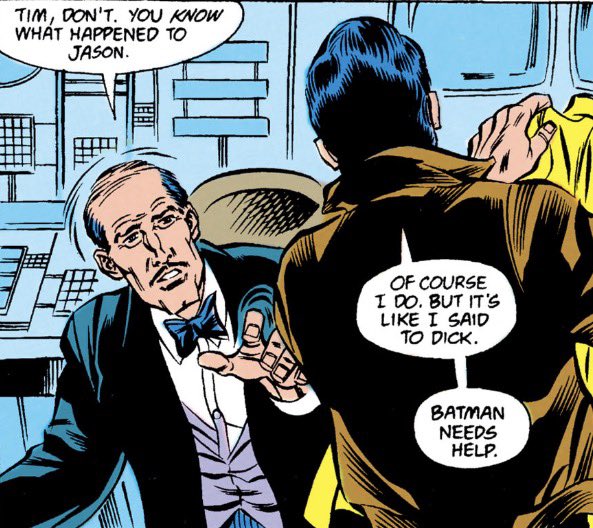 REDR09IN's tweet photo. i’m wishing batman a good day for batman day only because tim drake loves batman https://t.co/DsmSw4uAID