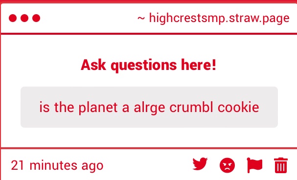 HighcrestSMP's tweet photo. Uhhh….no..

- 🌀 https://t.co/B26CX4RpXk
