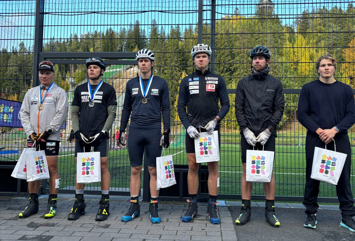 hiihtoliittofin's tweet photo. SM-viikonloppu täydessä vauhdissa! Vuorinen ja Lämsä rullahiihdon SM-voittoihin Puijolla – Lahdessa ratkottiin yhdistetyn henkilökohtaiset ja mäkihypyn joukkuekilpailujen kesämitalit 💥
Lue lisää:
https://t.co/THuMNLrB3E
#hiihto #mäkihyppy #yhdistetty https://t.co/tL70Mzui3I