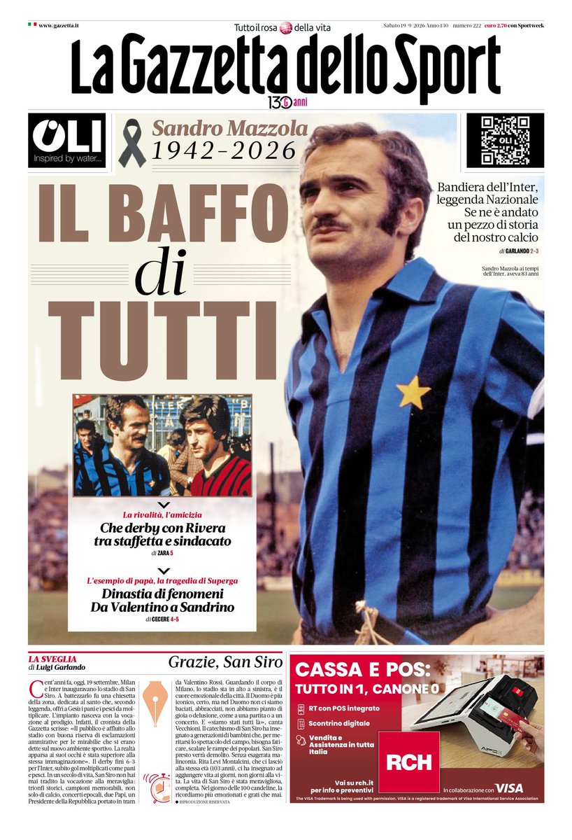 DelPiccolo1's tweet photo. ••• Sandro Mazzola 🕊️ https://t.co/OhmAY8gXcT