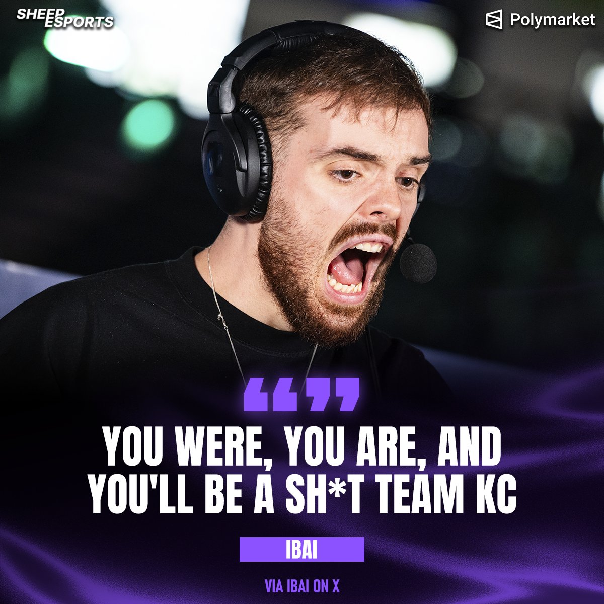 Sheep_Esports's tweet photo. MKOI owner Ibai 🇪🇸 takes a shot at KC 🇫🇷 after eliminating them from the #LEC Summer Playoffs: https://t.co/0c8CVdbTk7
