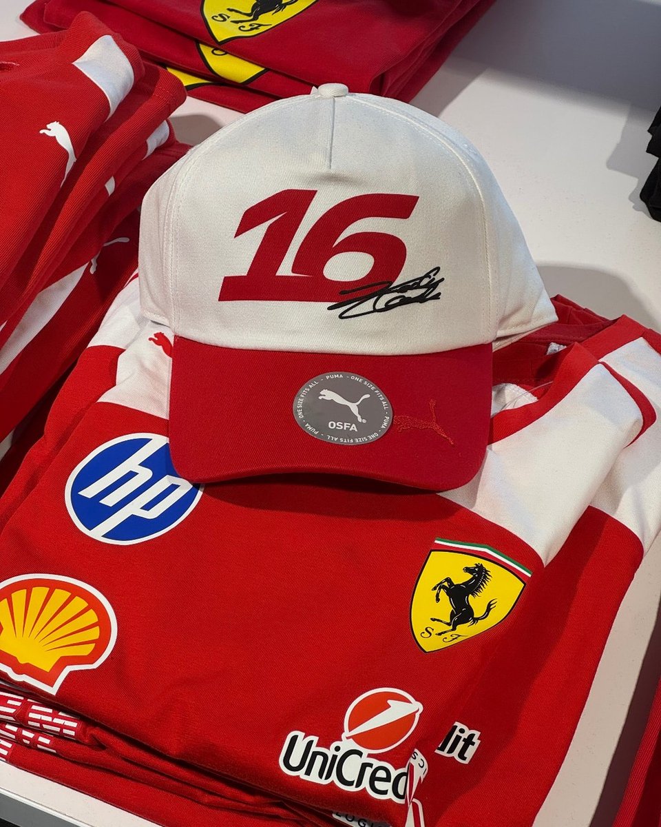 MarcellusTlo's tweet photo. Scuderia Ferrari 2026 has arrived at our showroom! New Maranello collection now in Bemowo. Get ready for a historic season with Leclerc &amp; Hamilton. Try on and choose your 2026 colors. https://t.co/9jfdUcnFvG