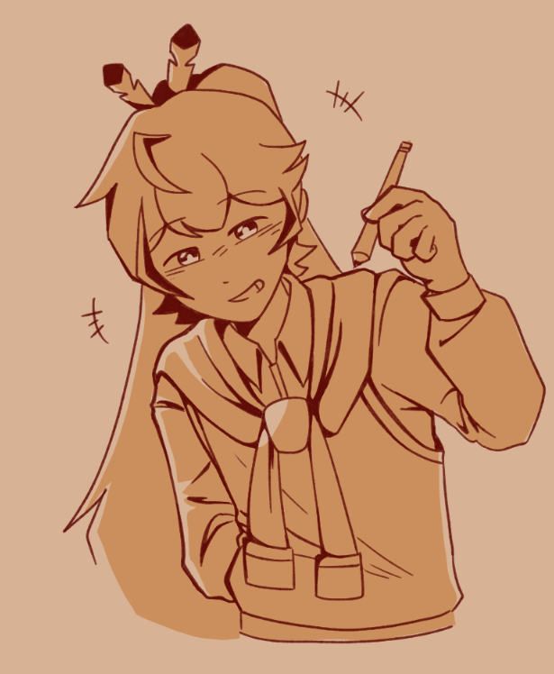 pawlureii's tweet photo. no shitpost but have mooms (lowkey drew her a bit handsome by accident idk 😭) #holotrials https://t.co/zCqNRKvmak