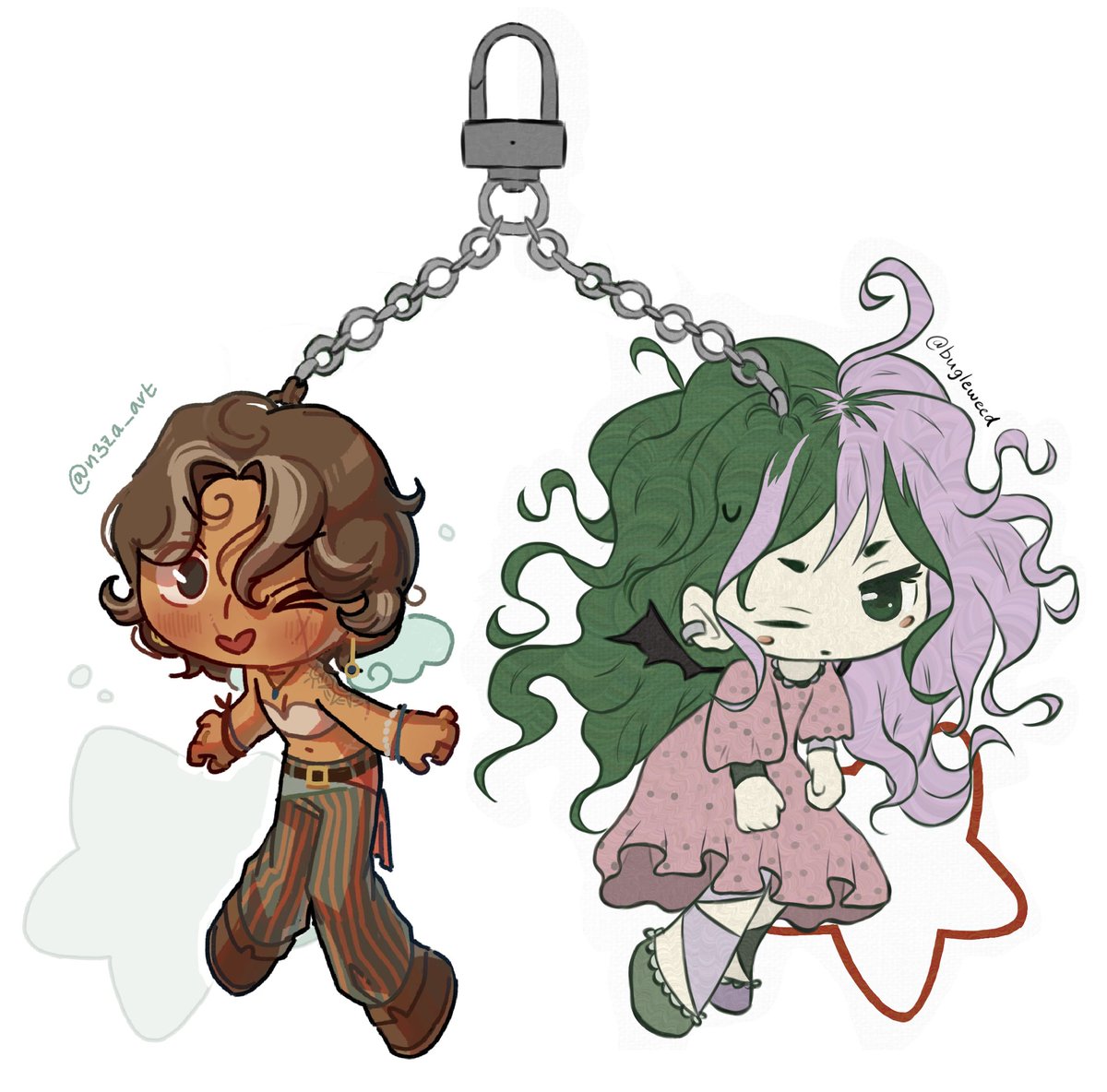 n3za_art's tweet photo. An art collab I did with @buglew33d ! This was so fun to do and it turned out really cute! Big thanks to her for doing this with me and everybody go show her some support! :D <3

#artmoots #chibiart https://t.co/PQpHqy0rOO