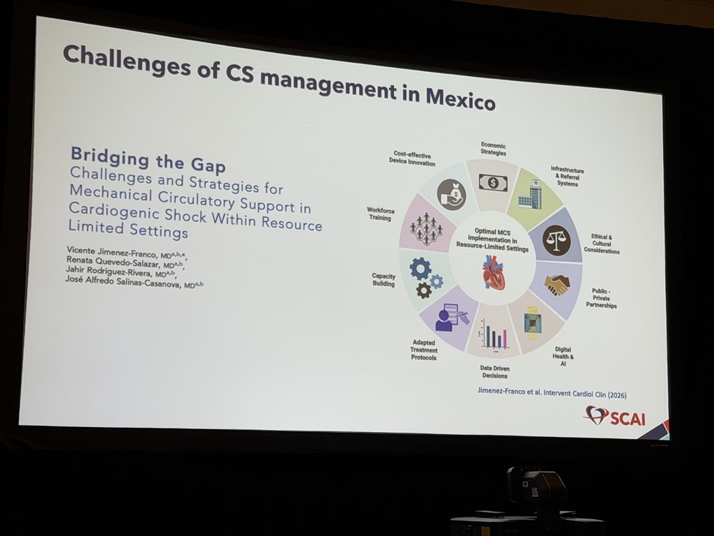 SCAI's tweet photo. 🌎 #CardiogenicShock care spans borders—and so do the challenges.

#SCAISHOCK closes its scientific programming with challenging shock cases from around the world, highlighting the global footprint of shock care and perspectives from across the international community.

@SandeepNathanMD @davebaran @kwanleemd @vicentejmzmd