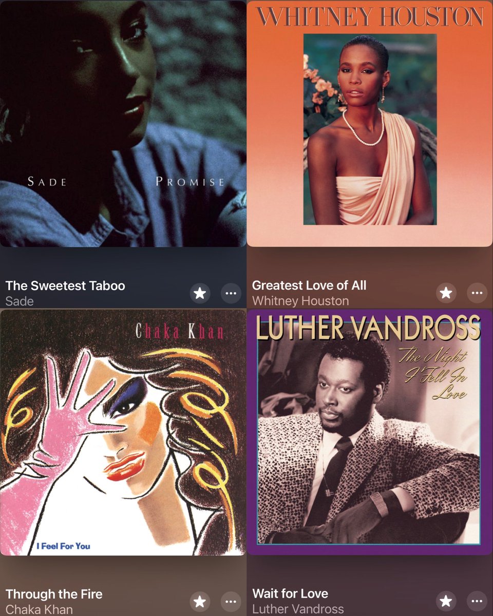 METAVERZUZ's tweet photo. Which 1980s song are you playing first?

A) The Sweetest Taboo — Sade
B) Greatest Love of All — Whitney Houston
C) Through the Fire — Chaka Khan
D) Wait for Love — Luther Vandross https://t.co/i5nqR1kDqG