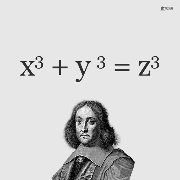 PhysInHistory's tweet photo. His proof was over 100 pages long and took him seven years to complete. ✍️

Fermat’s last theorem is one of the most famous and challenging problems in mathematics. It was first stated by Pierre de Fermat, a French lawyer and amateur mathematician, in the margin of a copy of Diophantus’s Arithmetica. He claimed to have a proof that was too large to fit in the margin, but he never revealed it to anyone. The theorem remained unproven for more than three centuries, despite the efforts of many mathematicians.

The first complete proof of Fermat’s last theorem was given by Andrew Wiles, a British mathematician, in 1995. He used techniques from algebraic geometry and number theory that were not available in Fermat’s time. His proof was over 100 pages long and took him seven years to complete.

Wiles’s proof was initially flawed, as he discovered a gap in his argument in 1993. He had to work with another mathematician, Richard Taylor, to fix the error and publish a revised version of his proof in 1994.