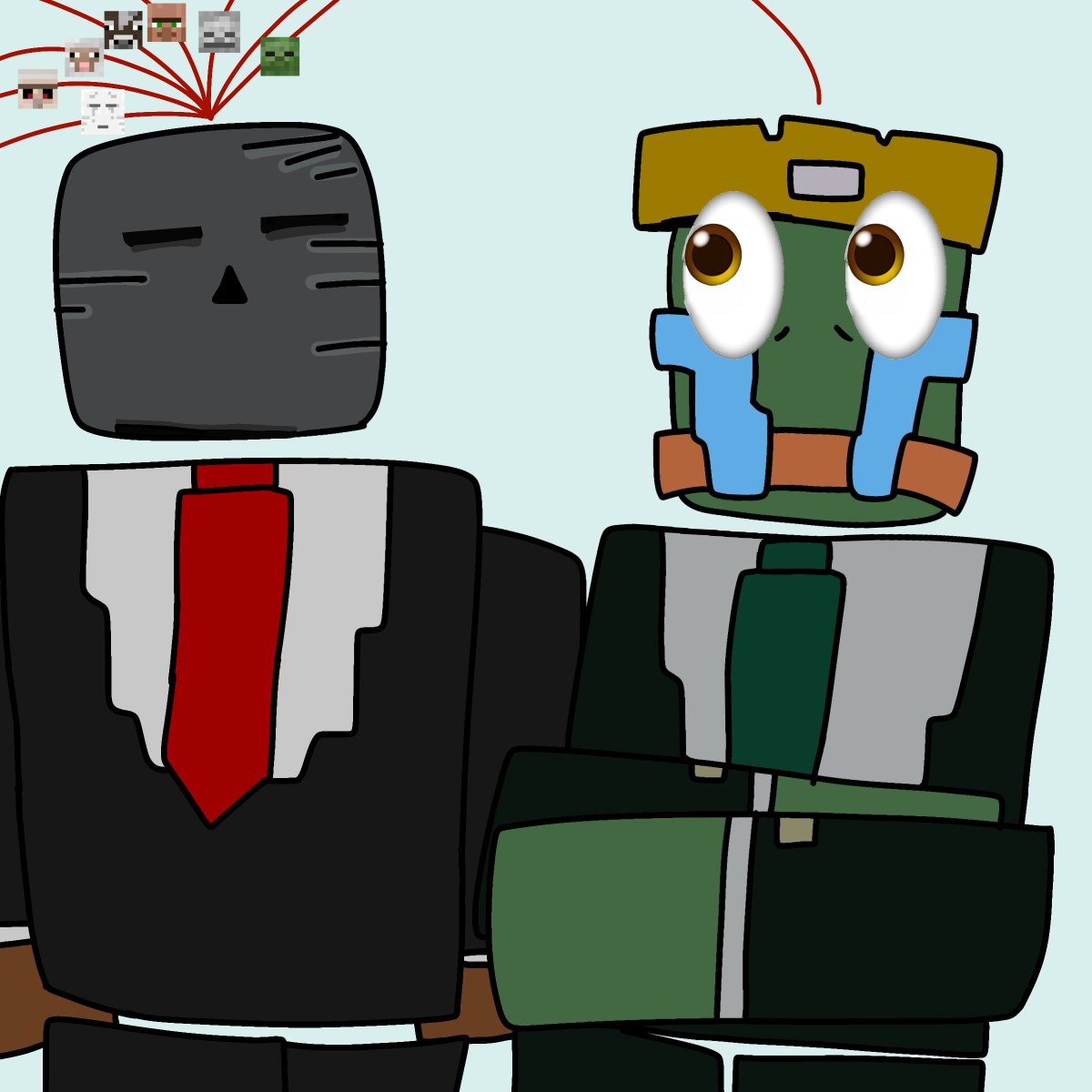 JolyneK84734's tweet photo. Ok #GroxMC #FroggyDudeMC #Ship #Minecraft #Youtubers https://t.co/krNha3NESq