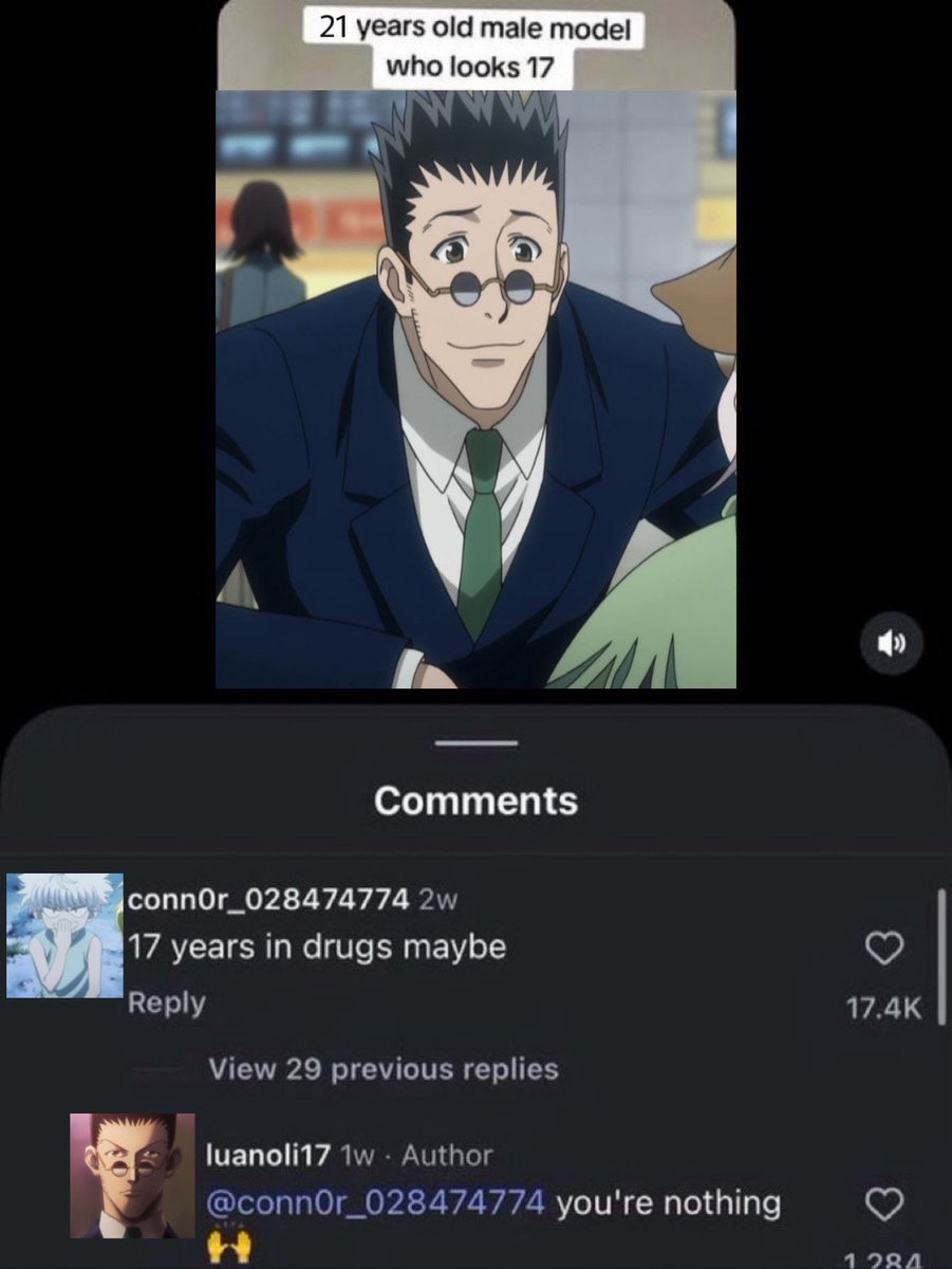 leopikacoded's tweet photo. I just know that killua leaves hate comments under leorio’s ig posts 💔 https://t.co/FodPNNDRie