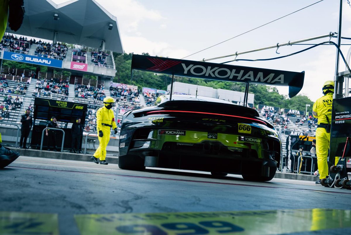 KyleTimponcic's tweet photo. Starting P8 for the 500 km race at Fuji Speedway. Solid qualifying and great progress from our team. Amazing to see so many fans here for Golden Week. Wish us luck for tomorrow’s race—let’s gain a few positions. https://t.co/w03iEjeEZm