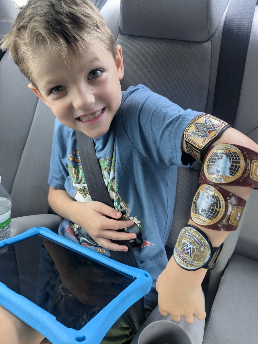 Jmichelle231's tweet photo. Hi! I know this is a long shot, but I’m hoping you might be able to help me with something really special for my son, Leo.
He is the BIGGEST WWE fan and has been going through an incredibly difficult time. He was very recently diagnosed with a cancerous tumor. With WWE being in Indy on Friday I’m desperately hoping we could somehow get him a quick shout-out from one of the Superstars.
Even a 10-second video message saying “Hey Leo!” would absolutely make his day and give him something amazing to look forward to.
I completely understand how busy everyone is, but I had to try. 
I am hoping I can get him to the show Friday if I can find tickets.
Thank you so much for even taking the time to read this. 🩷
@GainbridgeFH @CodyRhodes @Obaofwwe @TheBrandiRhodes @TripleH @RandyOrton 
#WWE #fighter #smackdown