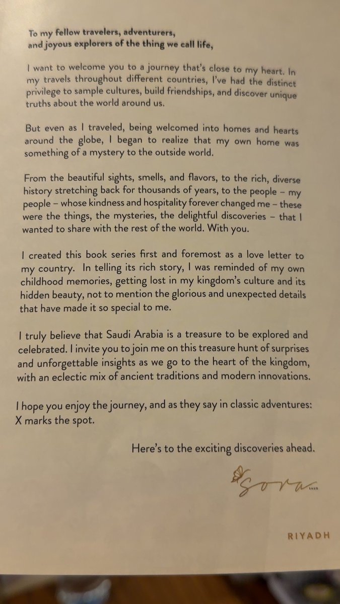 alihazani's tweet photo. سعدت اليوم بحضور تدشين كتاب «RIYADH» للأميرة سرى سعود، كتاب جميل يحكي عن الرياض وتاريخها وحاضرها وطموحها الكبير للمستقبل.

الف مبروك للاميرة سُرَى @SoraSaud هذا العمل المميز، والرياض دائما تستحق أن نحكي قصتها 🇸🇦 https://t.co/rmHkuJUQdY