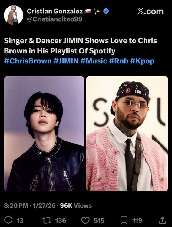 SVTs_Angels's tweet photo. @Romaoy2 There’s literal proof of jm claiming CB is one of his fav artists for years. Stop trying to put the blame on all the other members and treating your fav like he’s innocent when he’s the worst one. 💩 https://t.co/K5u1byVTJ3