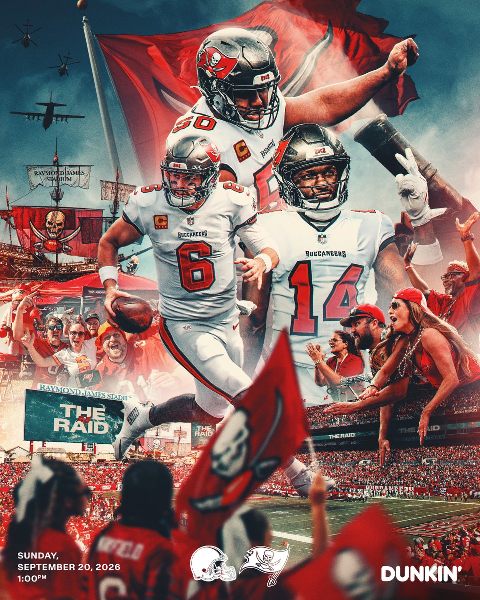 Buccaneers's tweet photo. IT'S GAMEDAY AT HOME, KREWE ‼️ https://t.co/LbtDa1nsZj