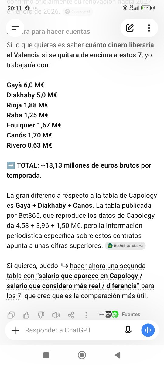 plaa17's tweet photo. @Downjuma Hay tienes aprox lo q te cuestas estos jugadores al año, foulquier creo q renovó x 2M brutos https://t.co/yMtUH2r80A