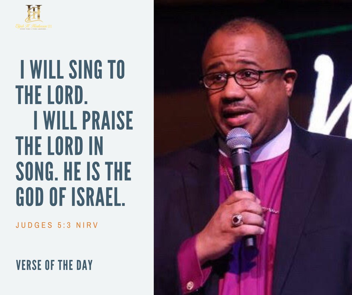ElijahHankerson's tweet photo. VERSE OF THE DAY: Judges 5:3 NIRV
_________
(To receive ministry updates, text “Hankerson” to 314-315-9371 or go to https://t.co/06akzmfYmh) #Bible #IveGotWorkToDo #COGIC #TeamCOGIC #RLH #MMEJ #LCIC #RIJ #GNHEJ #AL3 #EveryTimeITurnAround #COGICGeneralBoard #GeneralBoard #Hope #Inspiration #IDOE #COGICIDOE #Motivation #SLMCC #GeneralBoardMember #ChurchOfGodInChrist #TeamHankerson