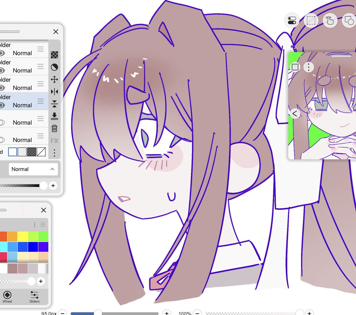 ThatCelesteFan's tweet photo. #ddlc wip https://t.co/Z6l0VpPRmb