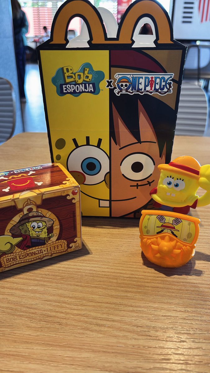 juanlucenturion's tweet photo. @OnePieceAnime x @SpongeBob x @mcdonalds_py 🫰🏻 https://t.co/A0WFMKWiao